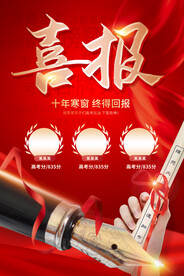 喜报 金榜题名