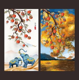 事事如意装饰画