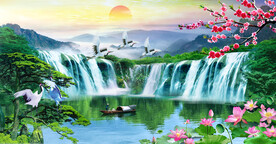 办公室山水画