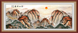 五岳独尊泰山日出