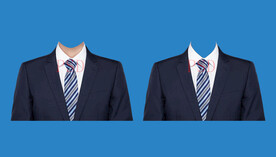 证件照男人西装正装psd