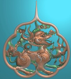 木雕摆件精雕图