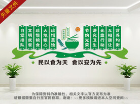 餐厅食堂文化墙