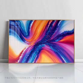 抽象彩虹底纹