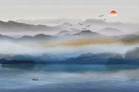 意境山水画