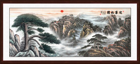 泰山迎客松