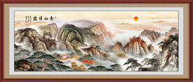 五岳独尊泰山日出