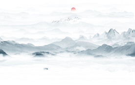 新中式山水画