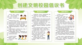 创建文明校园倡议书