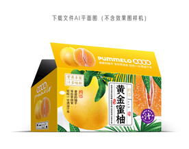 黄金蜜柚彩盒