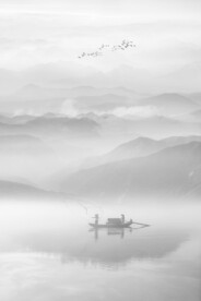 玄关水墨画