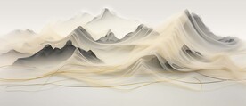 家有靠山山水装饰画