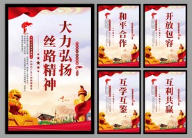 丝路精神海报