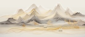 办公室山水画
