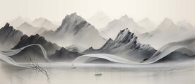 国画山水画
