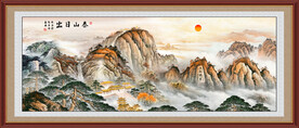 五岳独尊泰山日出