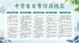 中学生日常行为规范