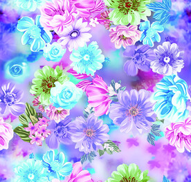 扎染花