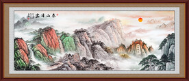 五岳独尊泰山日出
