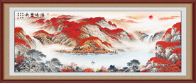鸿运当头国画