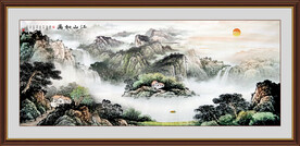 国画山水画