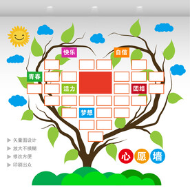 心愿树照片墙