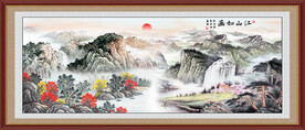 中堂山水画