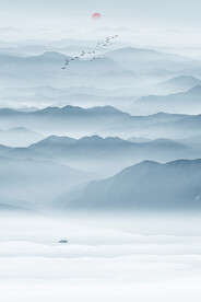玄关山水图