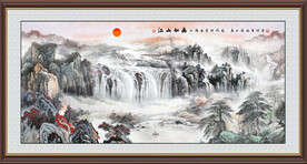 中堂画风景画