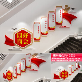 四好商会文化墙