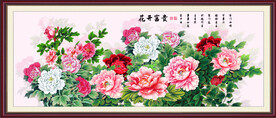 花开富贵牡丹图