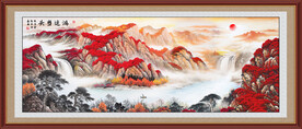 鸿运当头国画