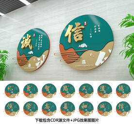 传统文化展板