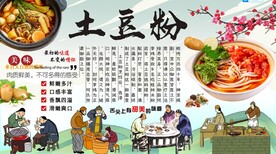 土豆粉背景墙