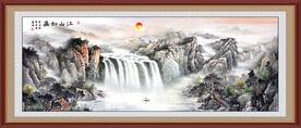 中堂山水画