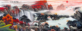 水墨山水画