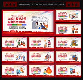 火灾逃生自救宣传