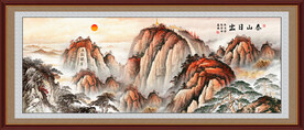 五岳独尊泰山日出