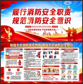 消防展板