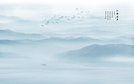 禅意山水画