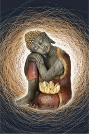 3D佛像玄关装饰画