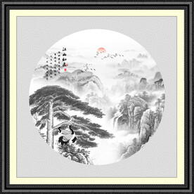 新中式山水画