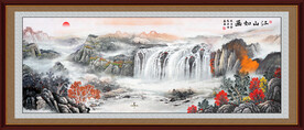 大厅山水画