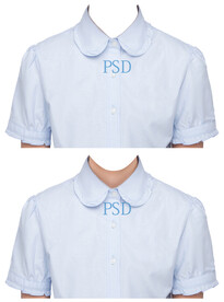 小女孩证件照衣服素材psd