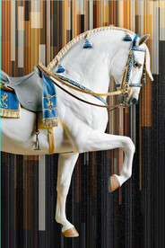 马到成功宫廷马玄关装饰画