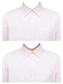 小男孩白色衬衫证件照衣服素材