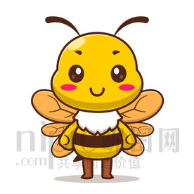 可爱卡通小动物小蜜蜂