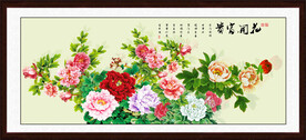 国画牡丹花