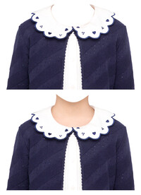 小女孩证件照衣服素材psd