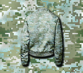 迷彩乱花扎染高清手绘分层循环